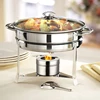 10Pack Stainless Steel Fuel Holders, Chafing Fuel Holders With Cover, Fuel Holder For Chafing Dish, And Buffet, Barbecue 1