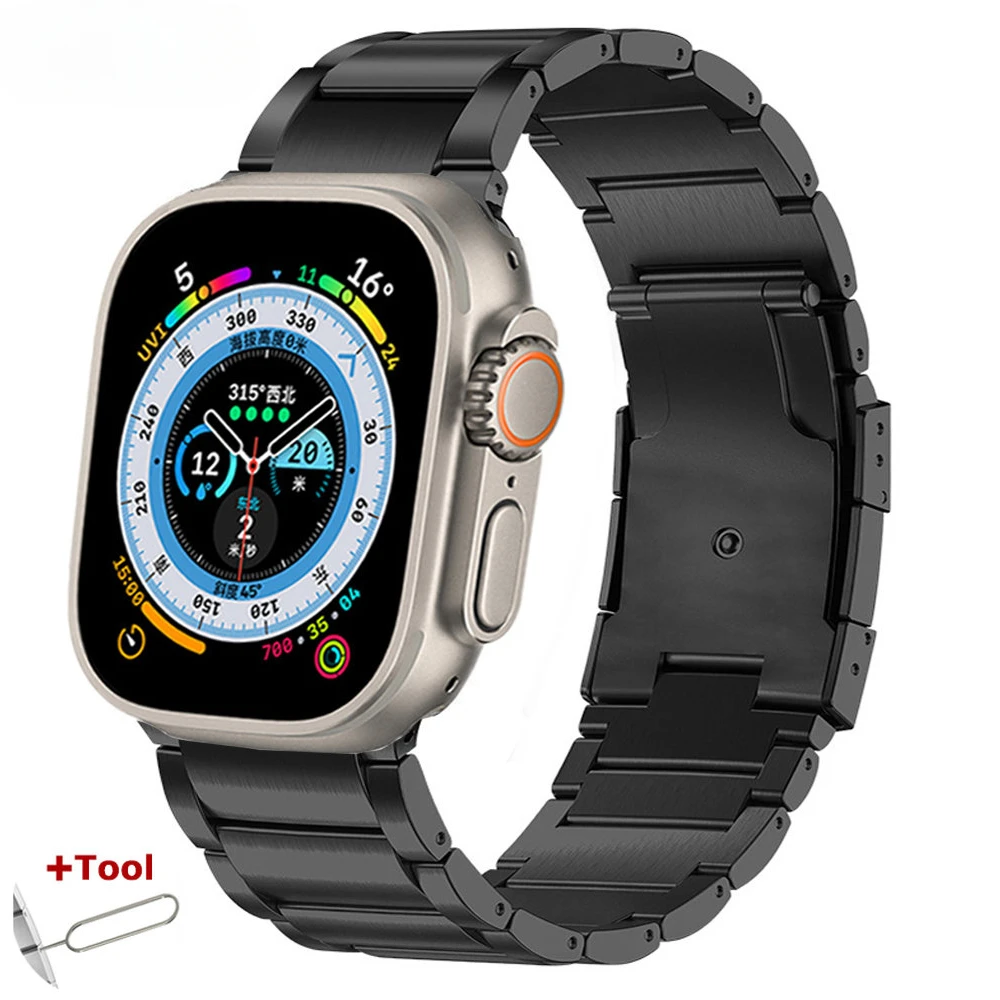 Luxury Titanium Bracelet for Smartwatch - Premium Business Strap