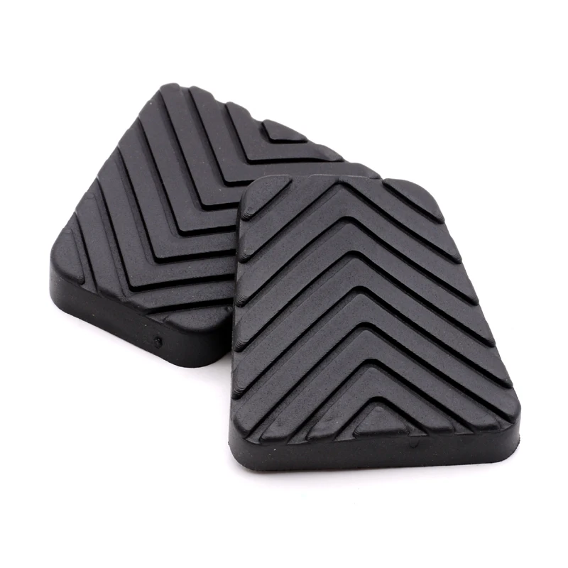 1Pair Rubber Shell Lancer MT Pedal Clutch Damper Brake Cover Anti Skid for Mitsubishi Pajero Montero Shogun V33 V32 V31 V43 car pedals pedal cover