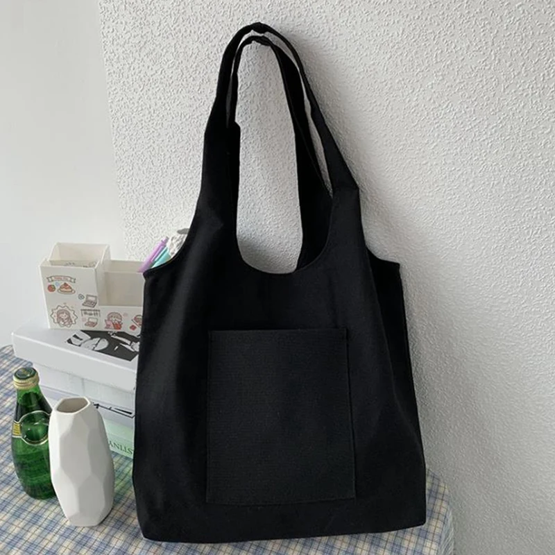 Bag Female 2021 New Ins Canvas Bag Korean Version Large Capacity Shoulder Bag Versatile School Bag