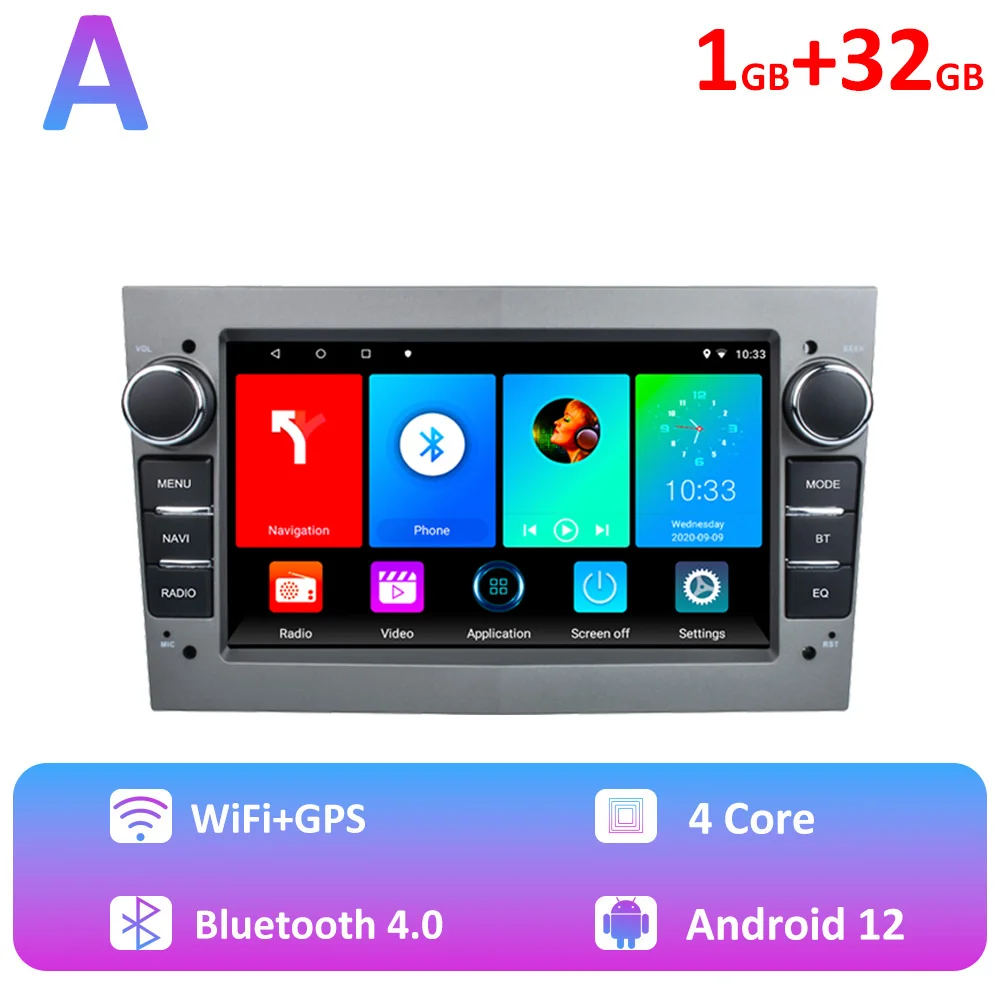 thumbnail image 1 of REAKOSOUND Android Radio de coche reproductor Multimedia para Opel Astra HJ 2004 Vectra Vauxhall Antara Zafira Corsa C Vivaro Meriva Veda, 1 of 5