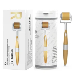 DR Derma Roller Titanium Tips 0.3mm 0.25mm 0.2mm Titanium Mesoroller for Body Face Treatment Micro Needle Mezoroller Dermaroller