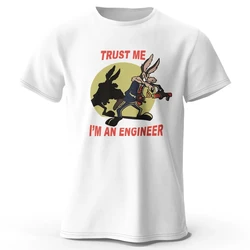 Trust Me I Am an Engineer 100% Cotton Y2K Classic Funny T-Shirt - S (030)