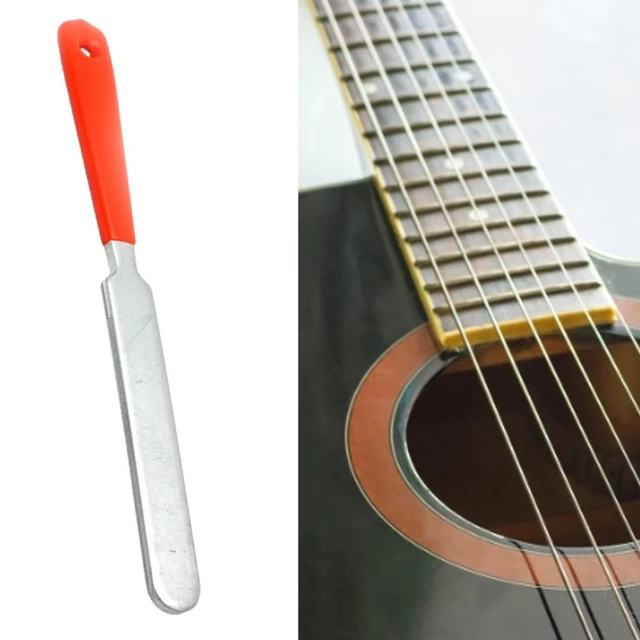 Wooden Guitar Fret Polish Tool Neck Leveling File for Banjo Bass Ukulele  Electric Acoustic Guitar 2 Sizes - AliExpress