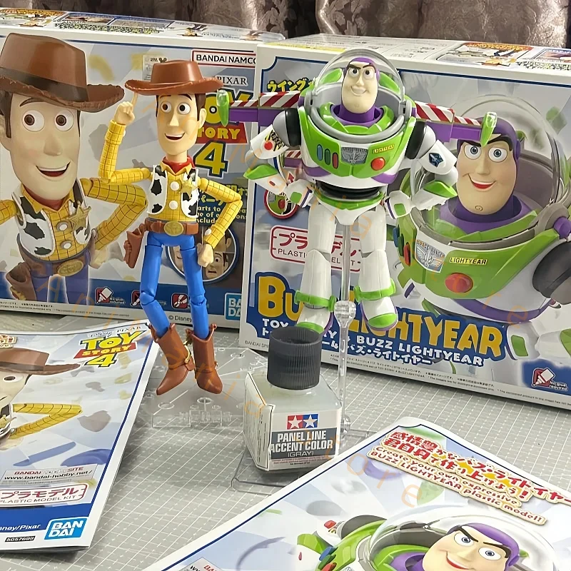 Figurine Toy Story Woody Bandai Cinema-Rise Standard - Maquette PVC à Monter Avec Accessoires