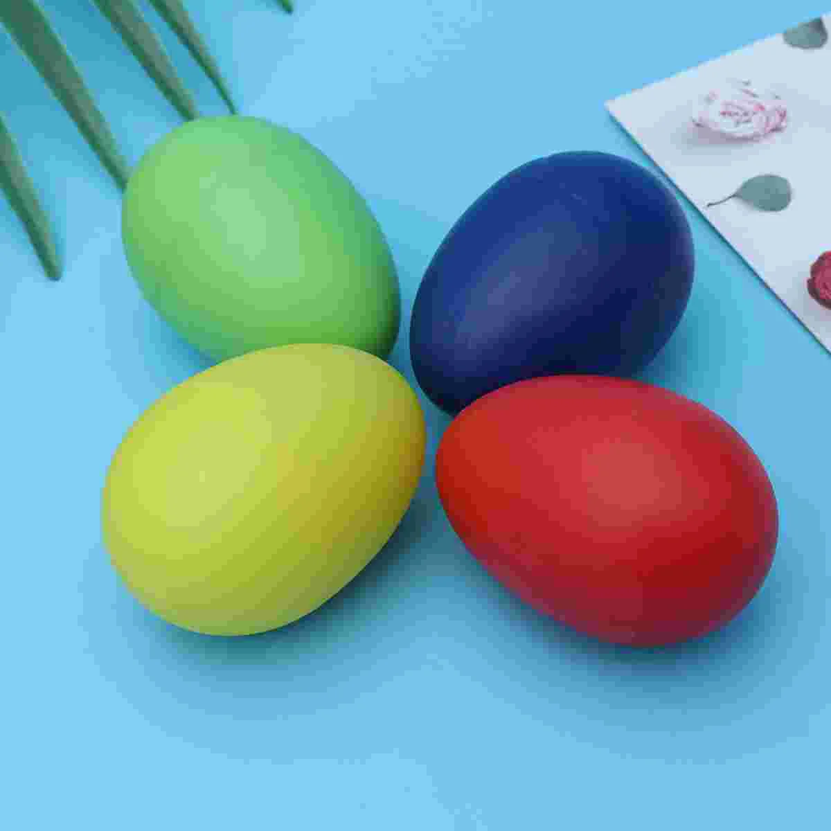 

12/20pcs Plastic Egg Shakers Maracas Musical Percussion Instruments Early Educational Toys For Kids Random Color