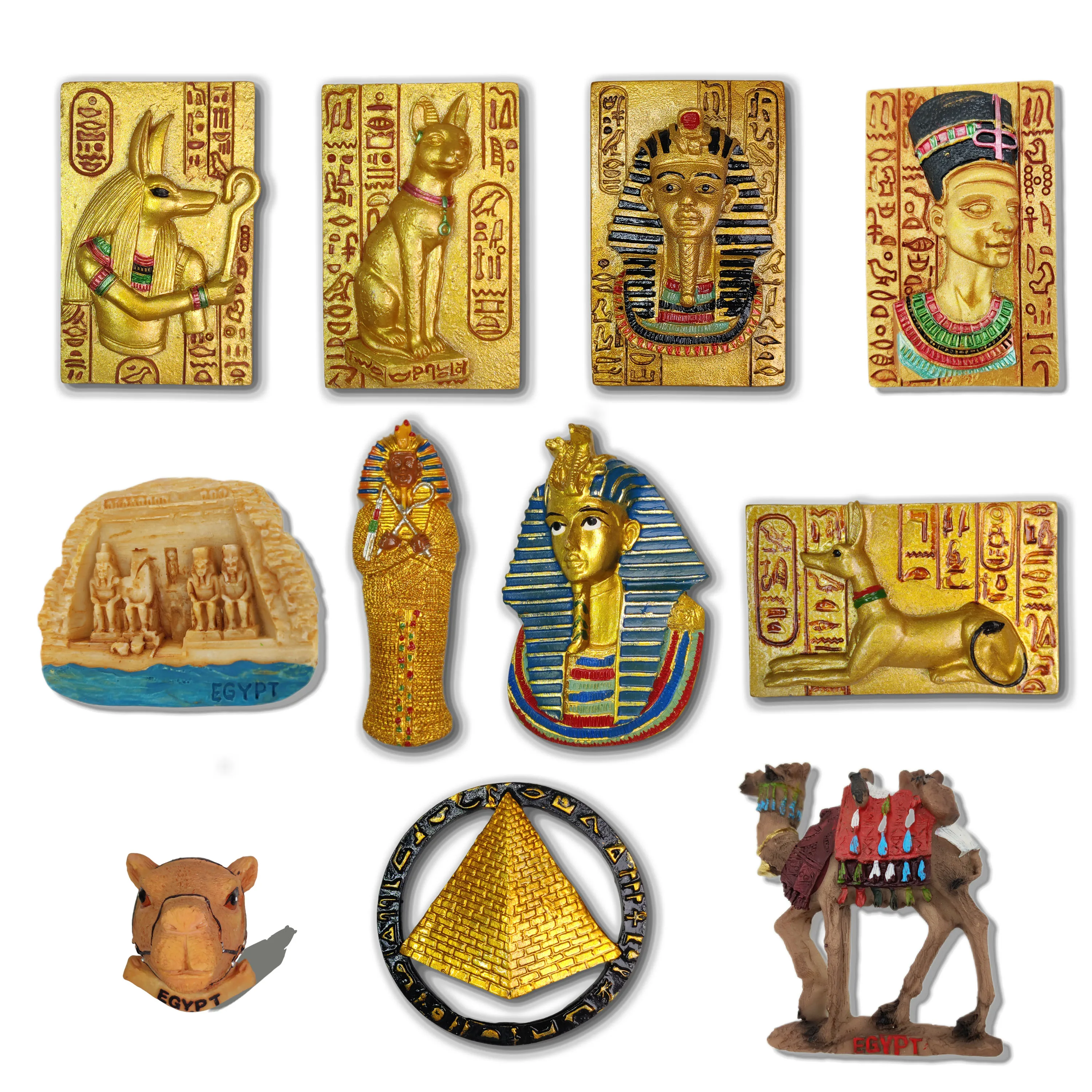 3D-Fridge-Magnets-Ancient-Egypt-Element-Refrigerator-Decoration-Bastet ...