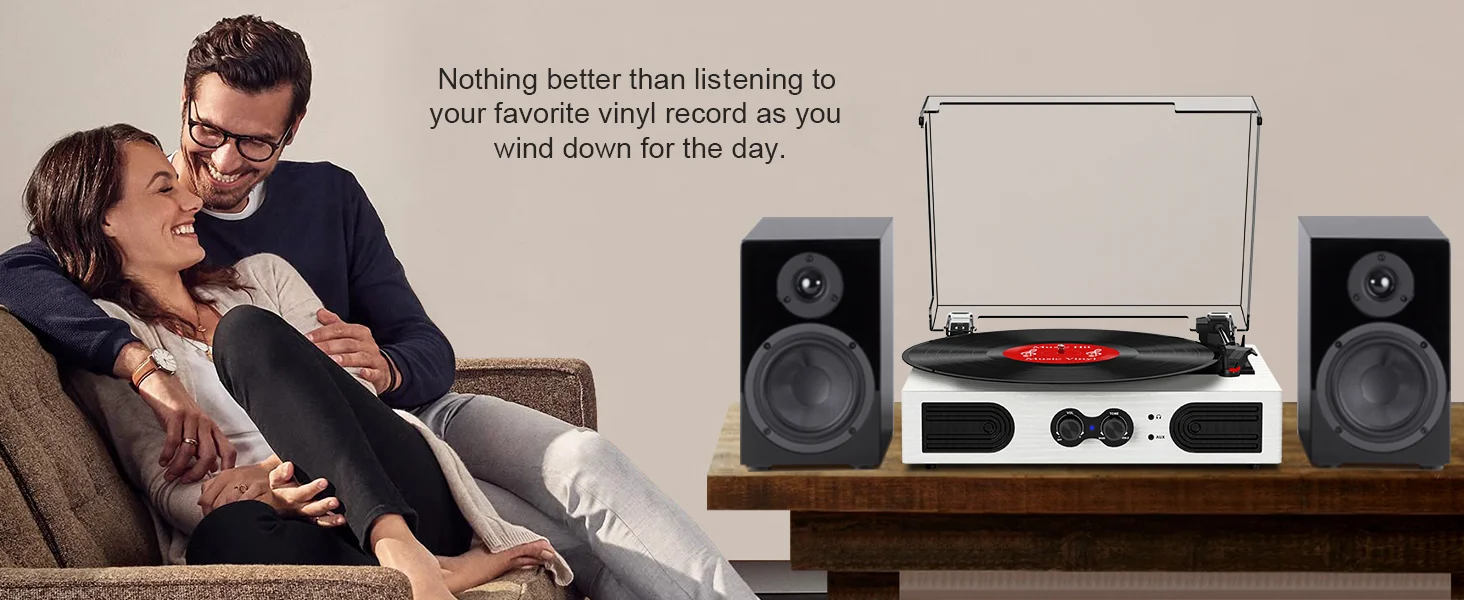 all in one record player retrolife vinyl record player black record player