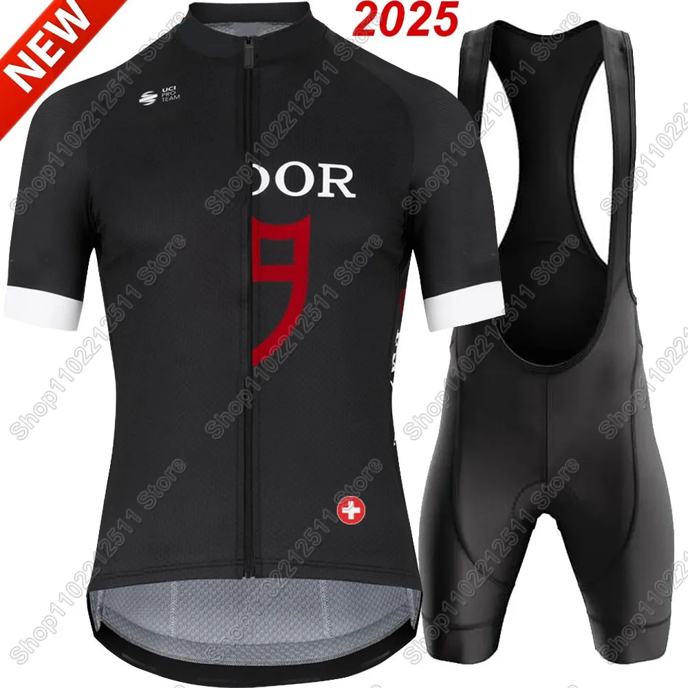 Swiss Tudorful Team Cycling Jersey Set Bicycle Clothing Summer Road Bike Shirts Suit Bicycle Bib Shorts MTB