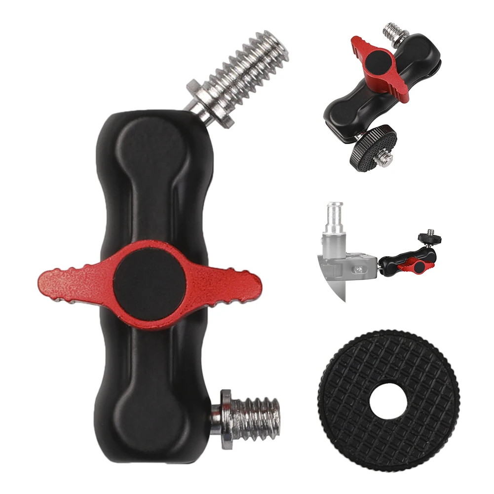 Description Picture 6 of itemBall Mount Clamp W/ 1/4inch -20 Thread Ball Head Magic Arm Clamp Metal Super Clamp for GoPro DSLR Camera Monitor LED Light Mic