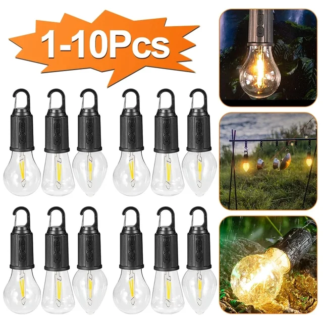 Portable LED Camping Lantern with Type-C Charging 1