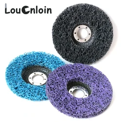 Roue de polissage en acier inoxydable pour meuleuse d'angle, disque de ponçage pour enlever la peinture rouillée, accessoires pour meuleuse d'angle, trou intérieur de 16/22mm 