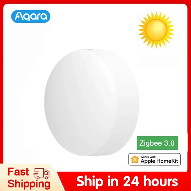 Aqara Light Sensor T1 Zigbee 3.0 เซ็นเซอร์ความสว่างสมาร์ทเหนี่ยวนําเปลี่ยนควบคุมโดย Aqara Home Homekit LM-GZCGQ11LM 1