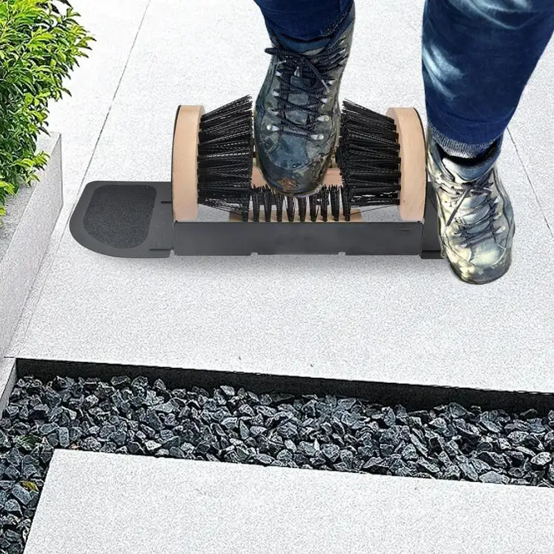 Shoes Boot Scraper Outdoor Shoes Boots Mud Cleaning Scraper Floor Mount Shoe Cleaner Brush For Entrance Hall Cafe 2