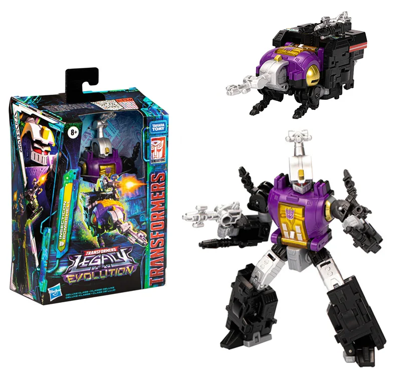 

Original Transformers Toys Legacy Evolution Deluxe Class Insecticon Bombshell 5.5-inch Action Figure Model Collectible Toy Gift