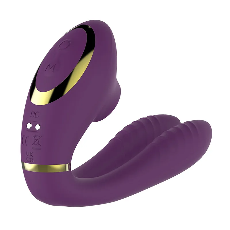 Sucking Dual Vibrator APP Remote Control Silicone Female Masturbation Breast Clamp Clitoral Massage masturbadores para hombre