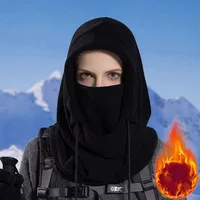 1-5PCS Scarf Integrated Fall Winter Riding Ski Windproof Mask Women Hat Outdoor Sports Warm Pullover Cap Cold Protection