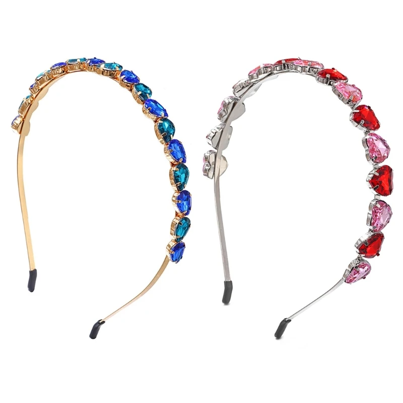 

Elegant Crystal Hairhoop Music Festival Wedding Party Hairband Women Hair Decors Dropship