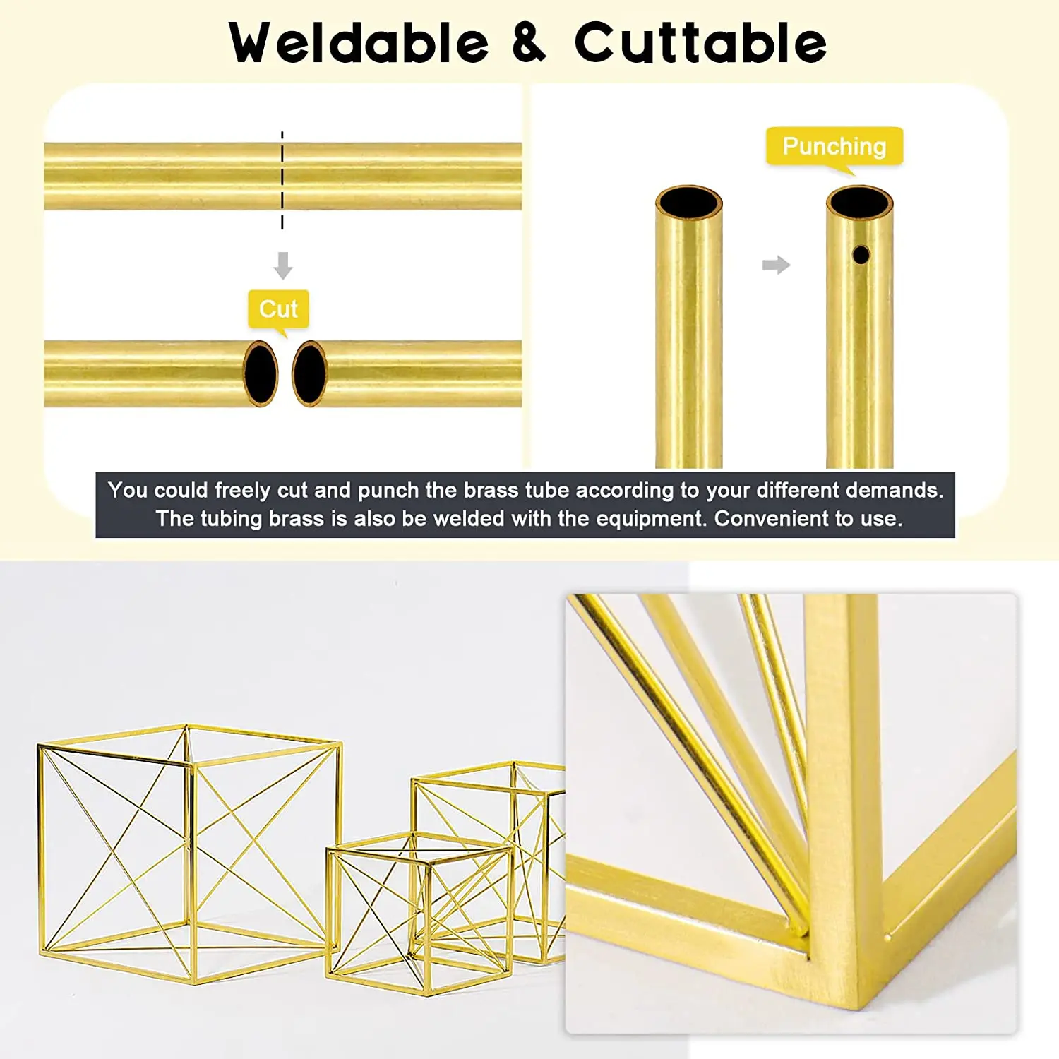 Tubo In Ottone 5mm OD X 1mm Spessore - 250mm Lunghezza Per Fai Da Te, Modellismo E Progetti Industriali - Foto 12