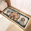 Bedroom Carpet Bedside Floor Mat Fluffy Long Carpets Brown Capybara Cute Animal Dollar Rug Home Decoration Rugs for Living Room 2
