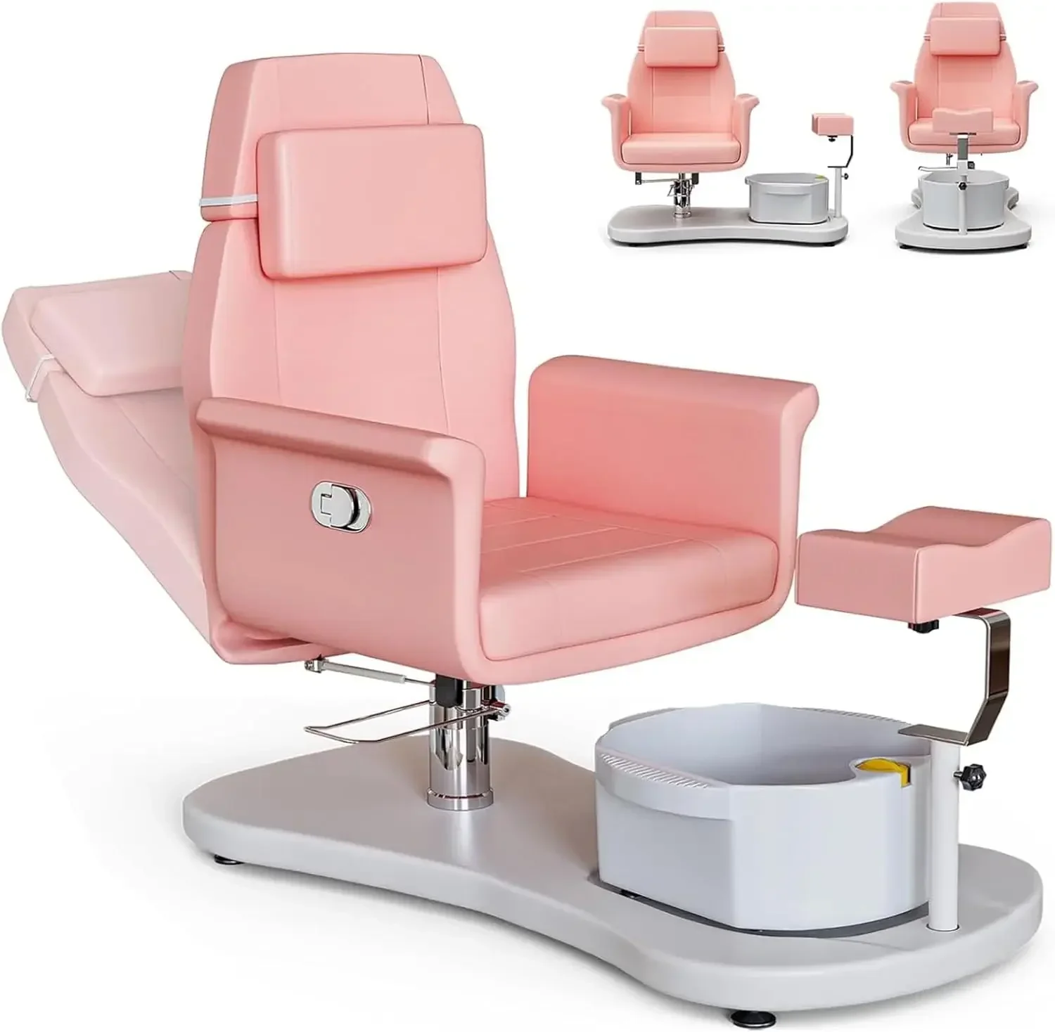 Portable Pedicure Station with Pedicure Stand and Bowls,Pedicure Chair No Plumbing for Nail Tech