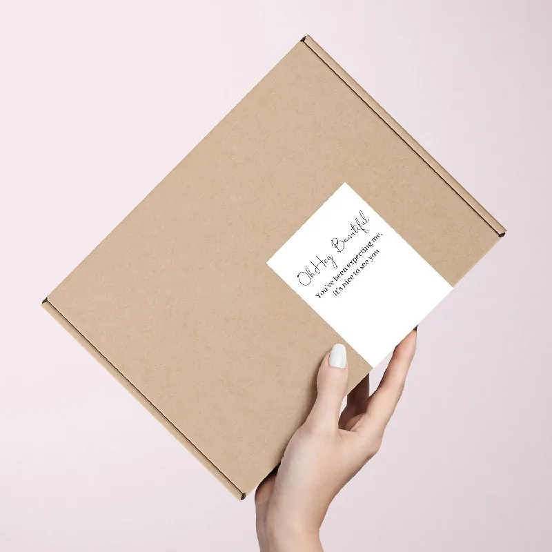 50 Stück/Packung „Open Me Nice To Meet You Too“-Aufkleber „Dankeschön“-Aufkleber, Siegeletiketten für kleine Unternehmen, Verpackung, Dekoration, Geschenkbox – Detail 6