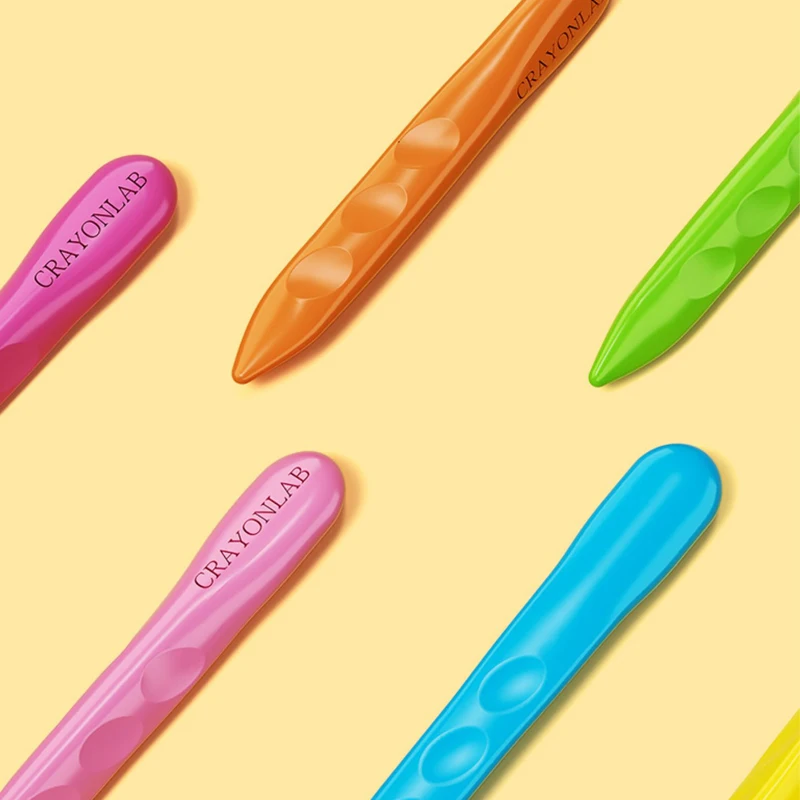 Washable Non-Toxic Crayon Set for Kids Toddlers Coloring Art Supplies 12/24/36 Colors