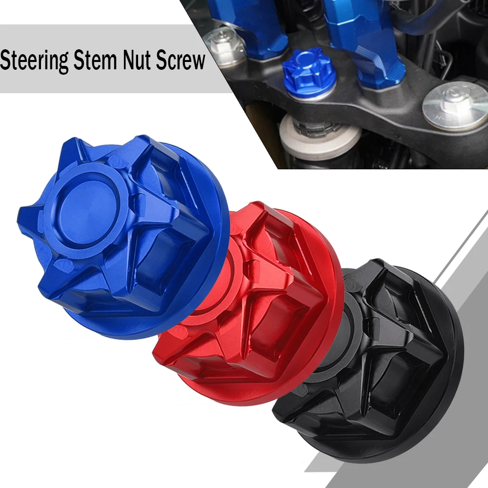 

FOR YAMAHA FZ09 FZ-09 2014 2015 2016 2017 FJ09 FJ-09 2015-2017 XSR900 2016-2018 2019 2020 2021 Motorbike Steering Stem Nut Screw