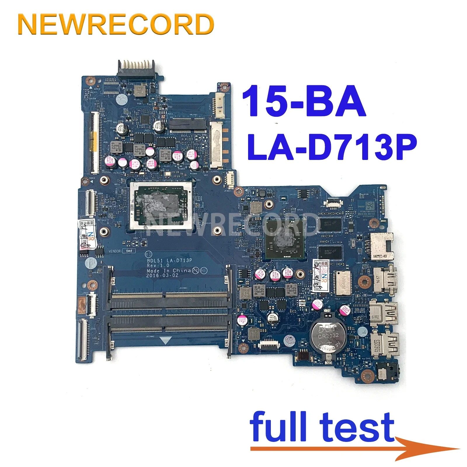 Для ноутбука HP 15-BA 15-BW материнская плата BDL51 LA-D713P 854959-601 854959-001 854960-001 854960-601 A10-9600P R8 M445DX/R7 M340