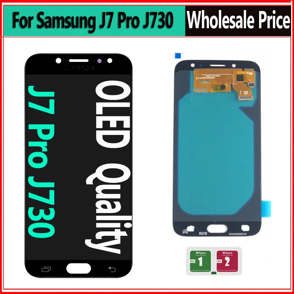 Дисплей для Samsung J7 2017 J730FM J730 PRO OLED-экран сенсорный дигитайзер в сборе Galaxy Pro