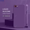 Solid Color Liquid Silicone Phone Case for Apple iPhone 8 7 6 Plus SE 2 3 SE2 SE3 2020 2022 Soft Original Back Cover Accessories