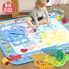 100x80cm Water Doodle Mat Magic Drawing Doodling Mat Coloring Mat Drawing Board Educational Toys for 2-7 Years Old Boys and Girl 1