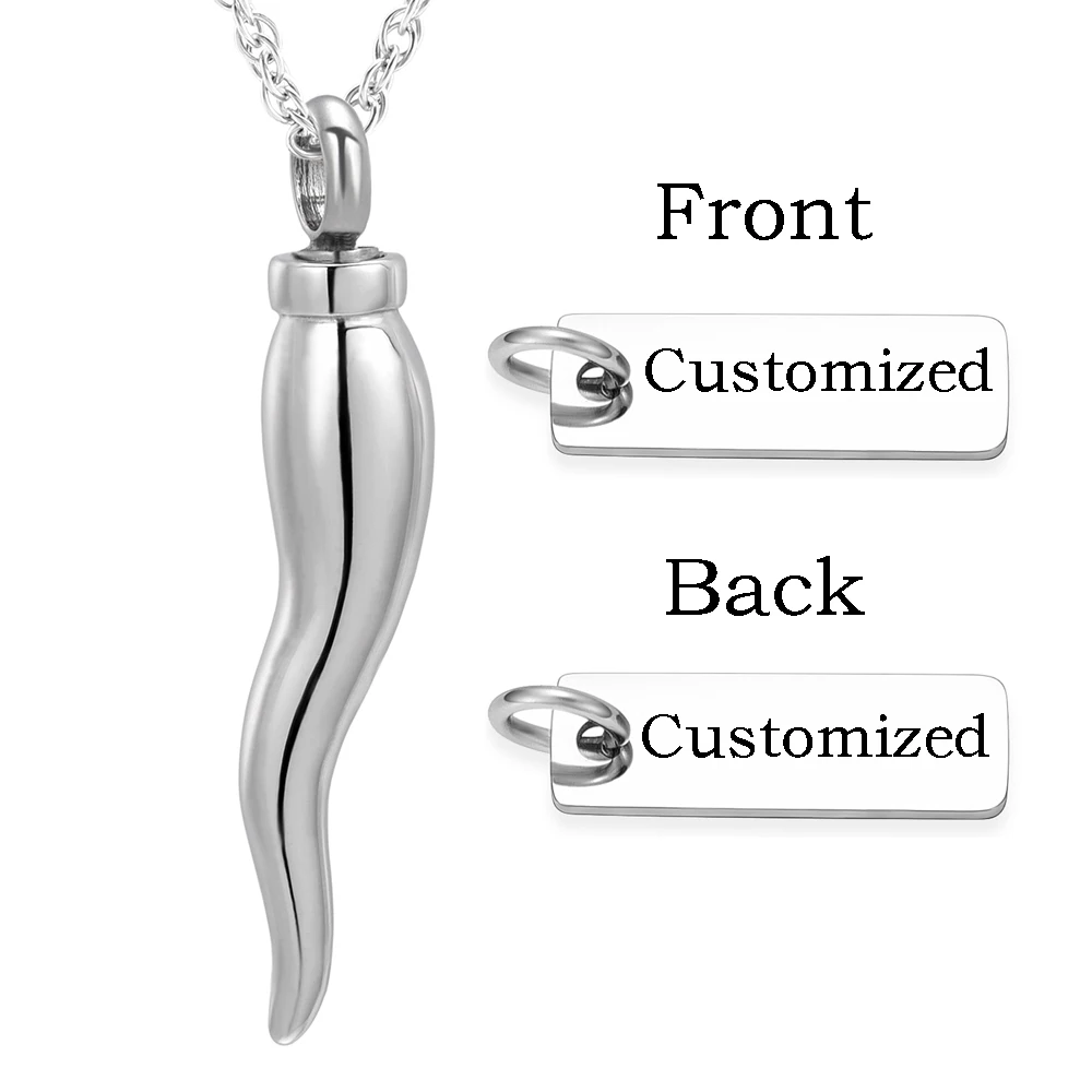 

Urn Pendant Necklace For Human/Pet Ashes Cremation Memorial Necklaces Stainless Steel Keepsake Jewelry Gifts for Men