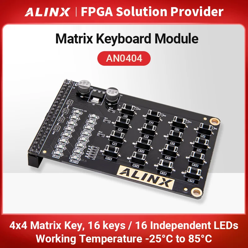 

ALINX 4*4, матричная клавиатура, проекционный модуль AN0404