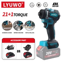 LYUWO 1/4 Inch Brushless Electric Screwdriver 20+1 High Torque Variable Speed Cordless Drill Power Tool For Makita 18V Battery 1