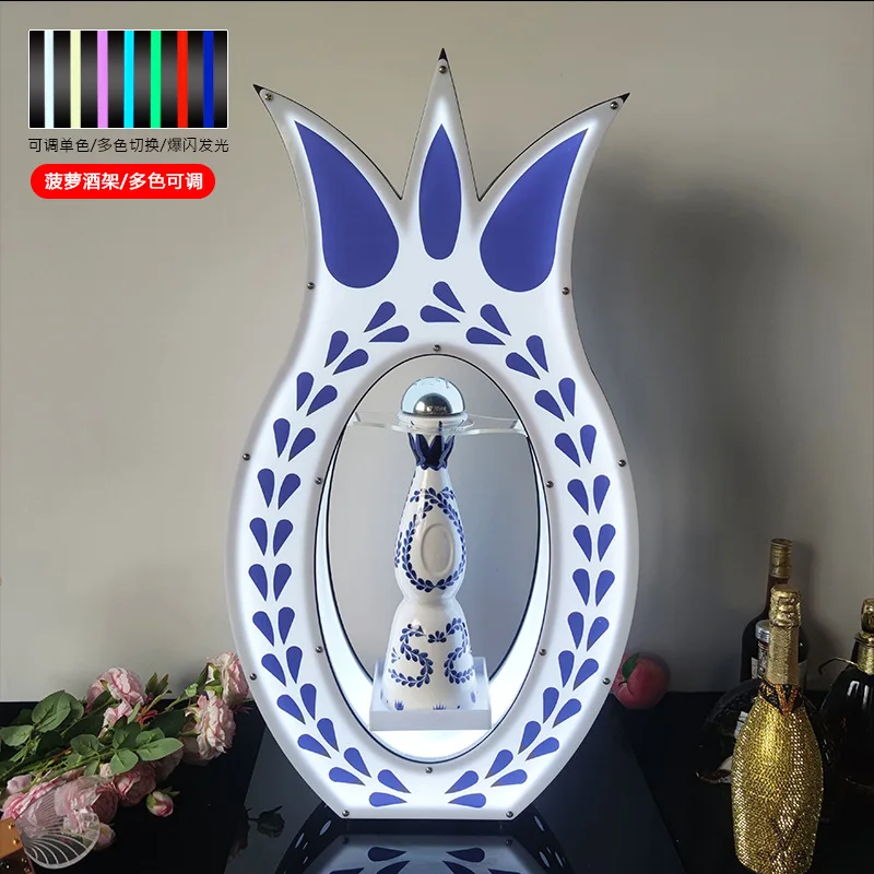 Bar KTV Laser Wine Stand Shining Spades A Wine Stand Red Champagne Display XO Base Nightclub