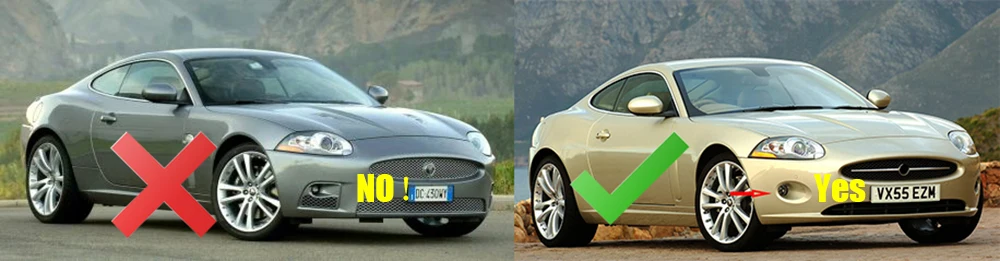 Upgrade Lens Led Car Fog Lights Assy 30W for Jaguar XK ii X150 2006 2007 2008 2009 Angel Eyes DRL PTF 30W Daytime Running Lamp detail image 1
