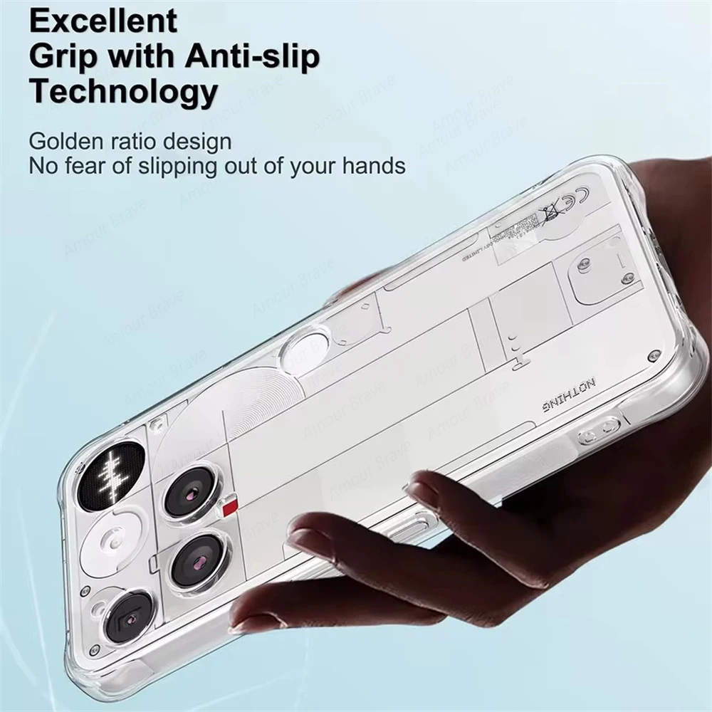 Ultra Slim Clear Shockproof TPU Phone Case