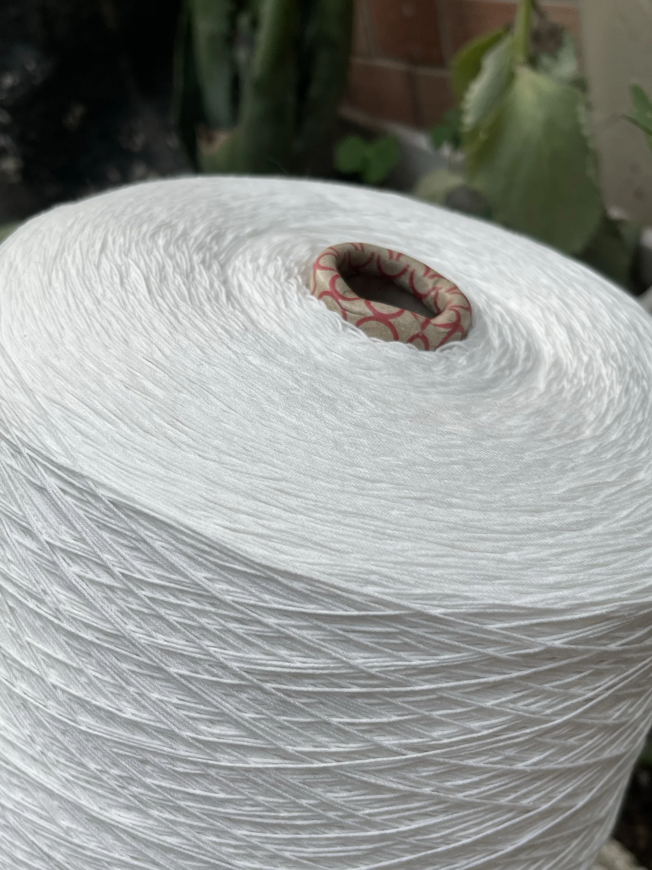 Pure Cotton No.8 Lace Yarn Hand Knitted Summer Sweater Tead Not Tangled High Twist Lace Tead f Pound Tagged 00% Cotton