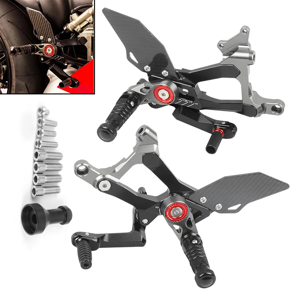 

Комплект ножек для мотоцикла Ducati PANIGALE V4S V4 V4R V4 V4 2018-2023, из углеродного волокна