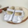 Meckior Exquisite Baby Girl Princess Shoes Gold Bow Newborn Durable Comfortable Outdoor Toddler Ballet Slippers Kids Girls Shoes 2