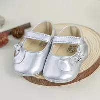 Meckior Exquisite Baby Girl Princess Shoes Gold Bow Newborn Durable Comfortable Outdoor Toddler Ballet Slippers Kids Girls Shoes 2