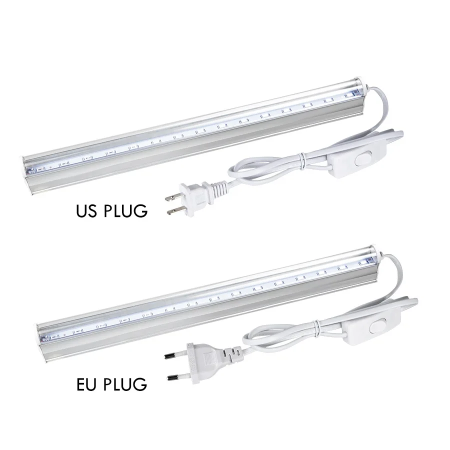 LED 식물 성장 조명, T5 다육 식물 성장 조명, 풀 스펙트럼 LED 식물 성장 라이트 그린, 식물 광압 시리즈