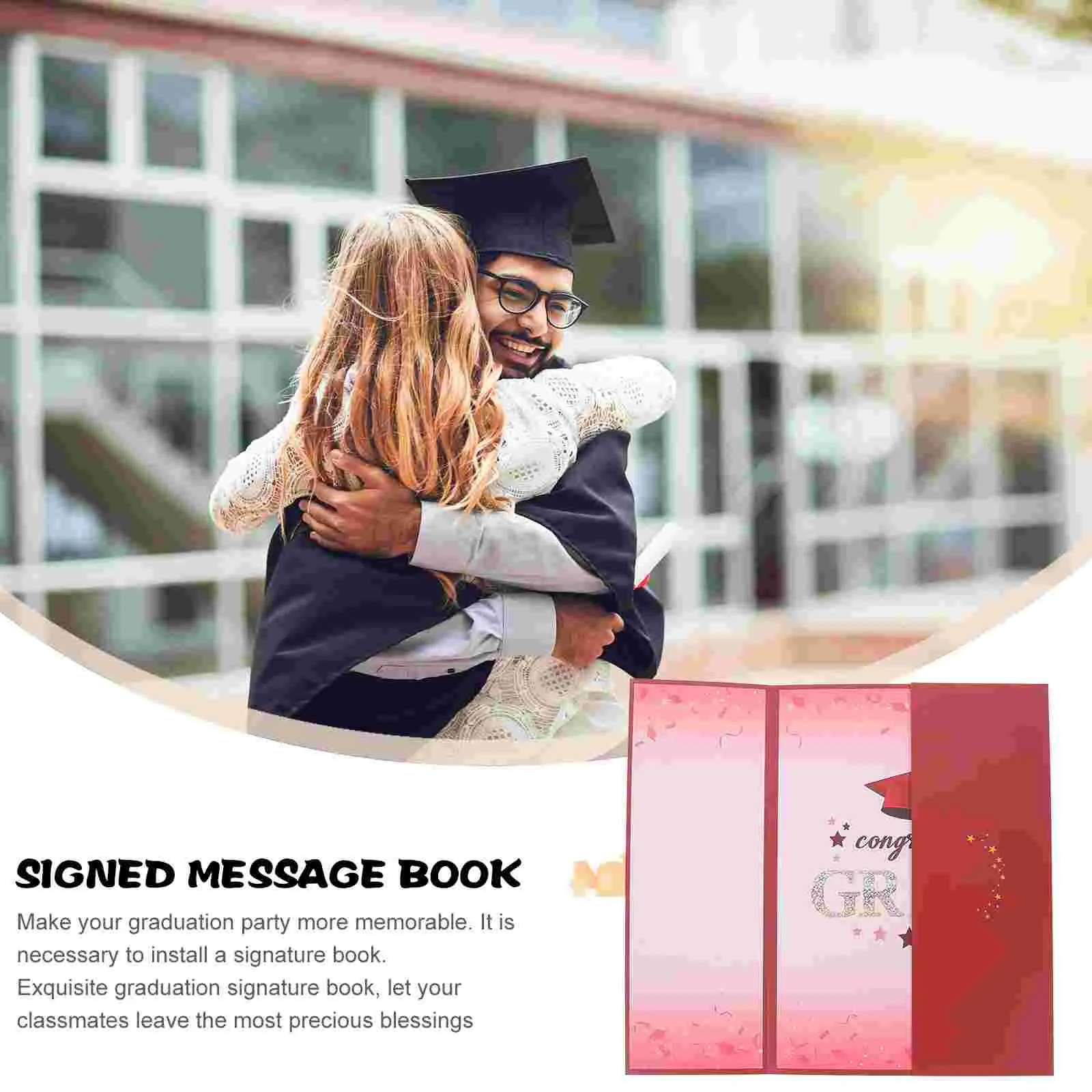 Attendance Book Graduation Message Autograph Wedding Guest Paper Stickers Reception