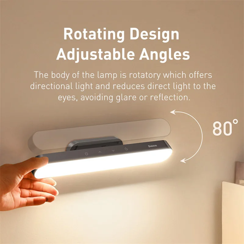 Baseus Desk Light Magnetic Hanging Table Lamp Rechargeable LED Stepless thumbnail 6