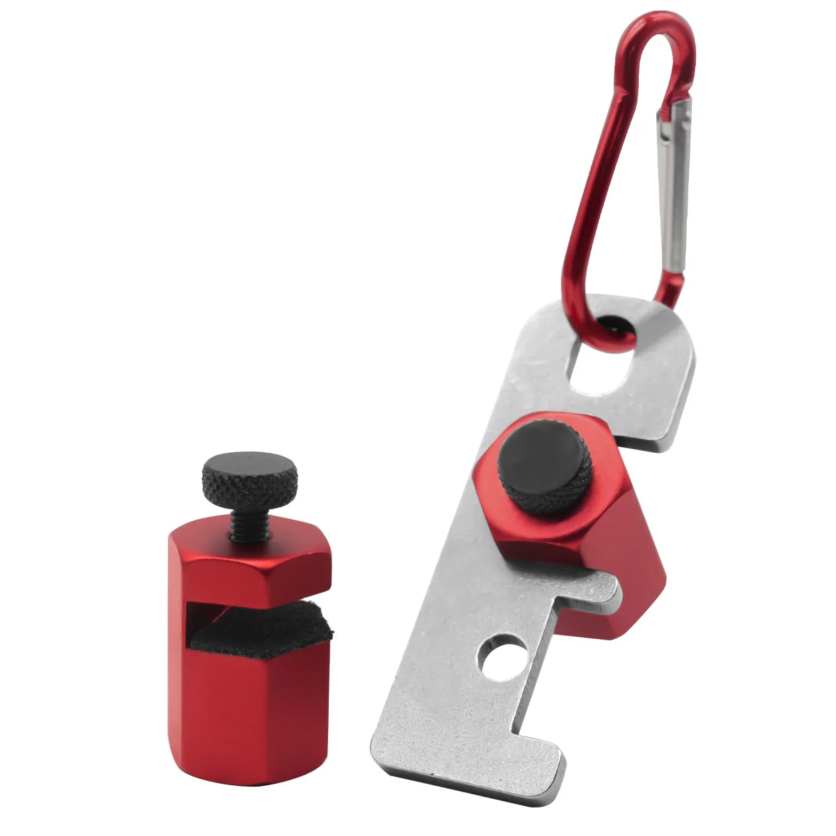 1pc Framing Square with Holder Knobs Framing Tool Carabiner Stair Guages for Stair Stringer Layout Tool Rafter Gauge