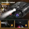 Night Vision Binoculars 4K Infrared 5000mAH Rechargeable 8X Digital Zoom 600 Meters Darkness Goggles for Hunting & Surveillance 6