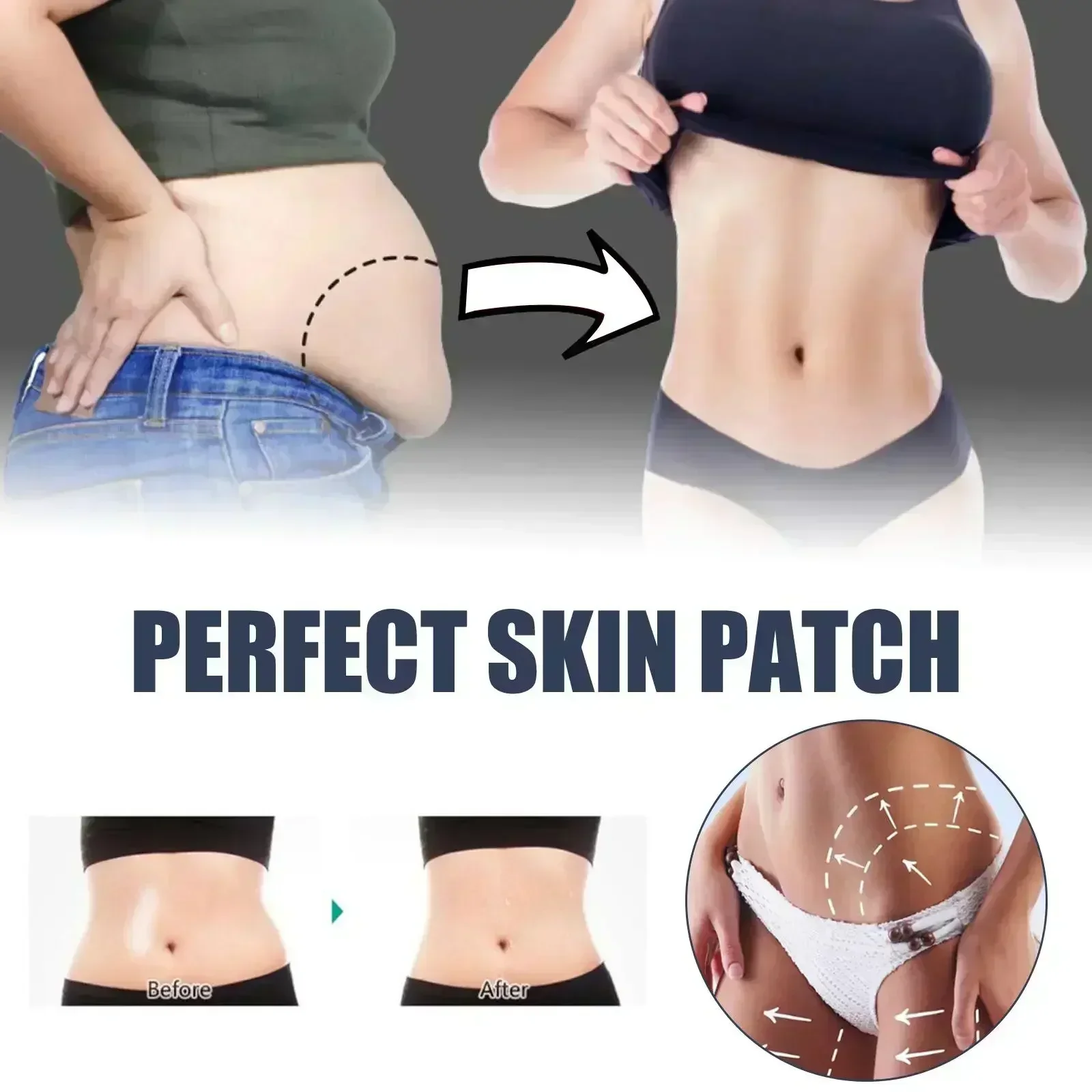 Chinese Medicine Slimming Sticker Skinny Waist Belly Fat Burning Weight Lose Navel Slim Patches 20pcs/box weight loss products,body repairing patches