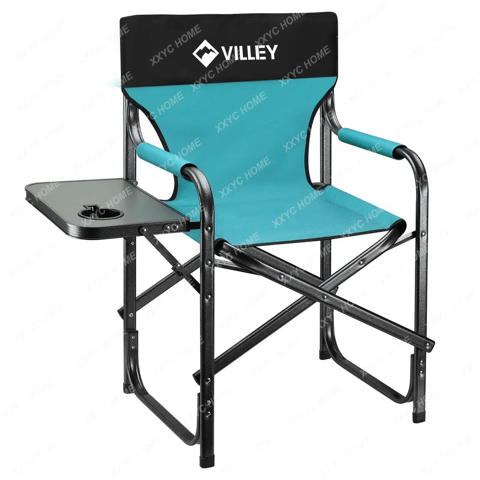 

Folding Tall/Short Director's Chair Makeup Chair Portable Outdoor Chair Support 159KG Beach Leisure Backrest for Camping Fishing