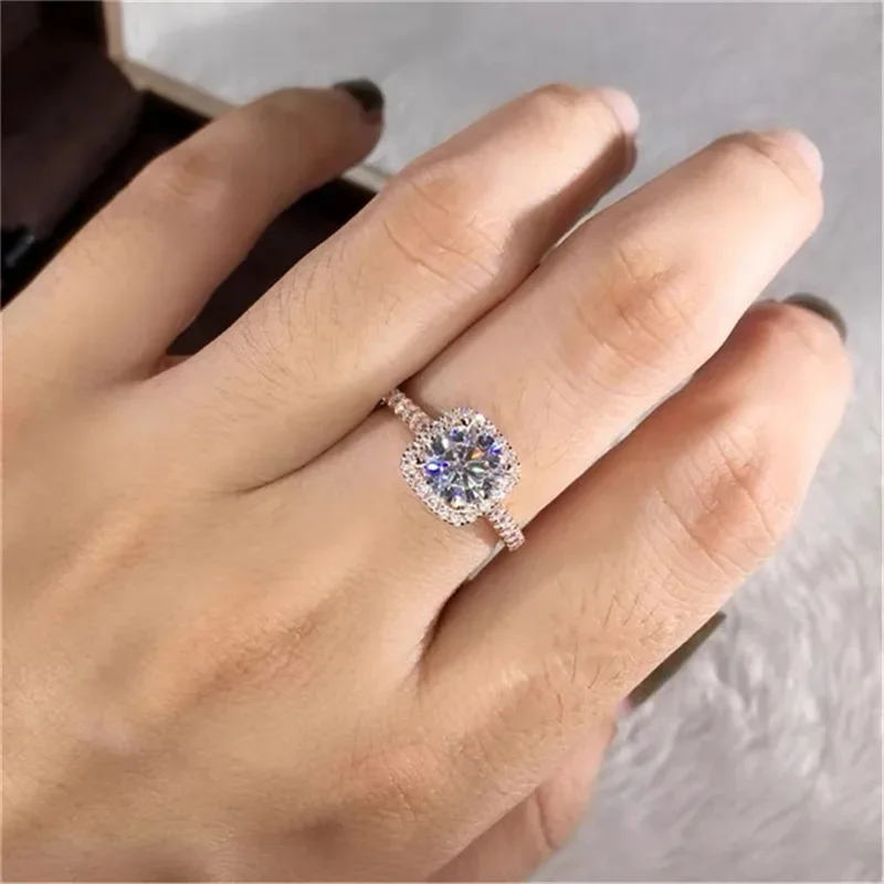 CC Jewelry Fashion Rings For Women Jewelry Luxury Gold Color Square Stone Anneau Engagement Bijoux Bridal Wedding CC627 wedding rings finger rings womens ring jewelry rings ring jewelry